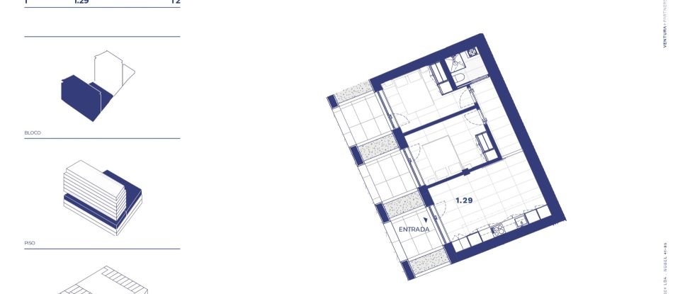 Apartamento T2 em Campanhã de 60 m²