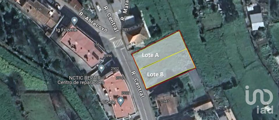 Terreno em Sandim, Olival, Lever e Crestuma de 1 005 m²