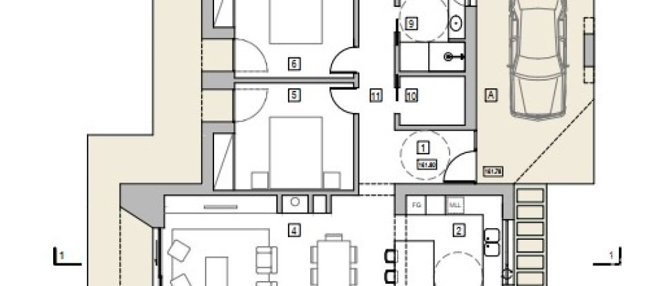 Habitação T3 em Landal de 150 m²