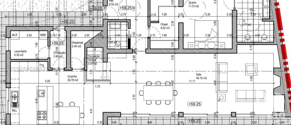 Maison de campagne T4 à Boliqueime de 258 m²