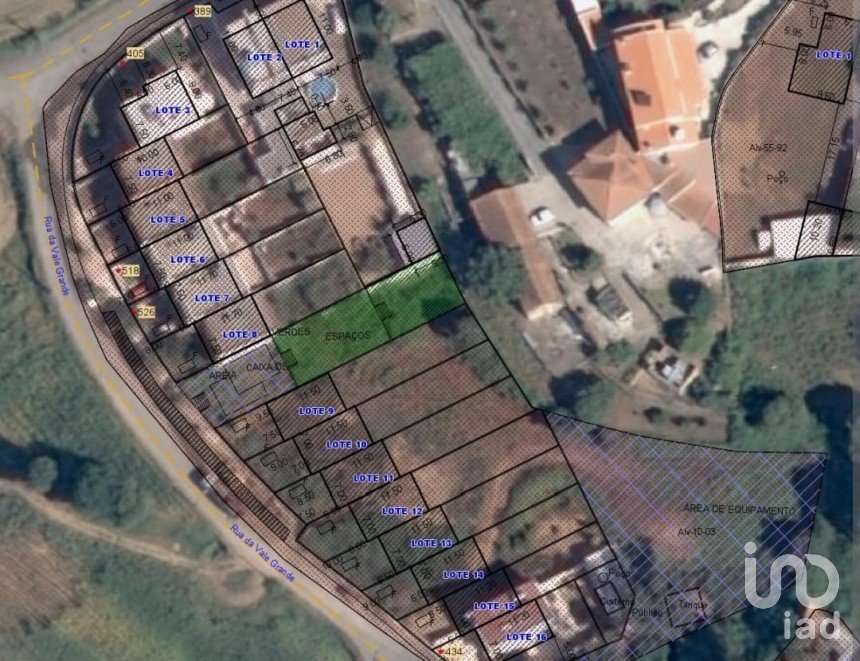 Terreno em Vila de Cucujães de 315 m²