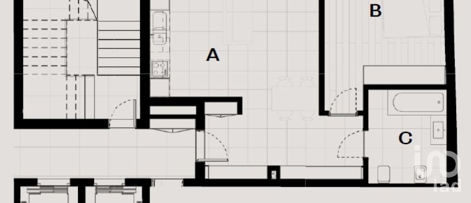 Appartement T1 à Armação de Pêra de 63 m²