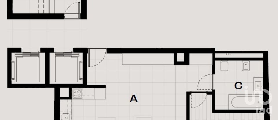 Appartement T1 à Armação de Pêra de 84 m²