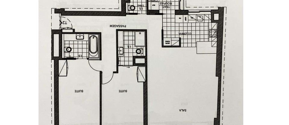 Appartement T2 à Misericórdia de 115 m²
