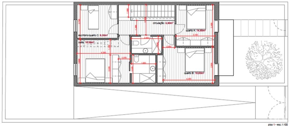 Casa / Villa T4 em Madalena de 252 m²