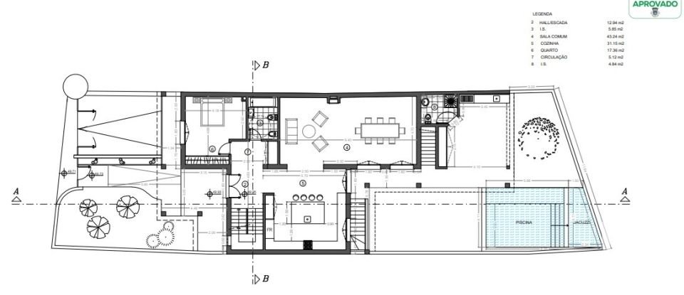 Maison T5 à Lavos de 583 m²