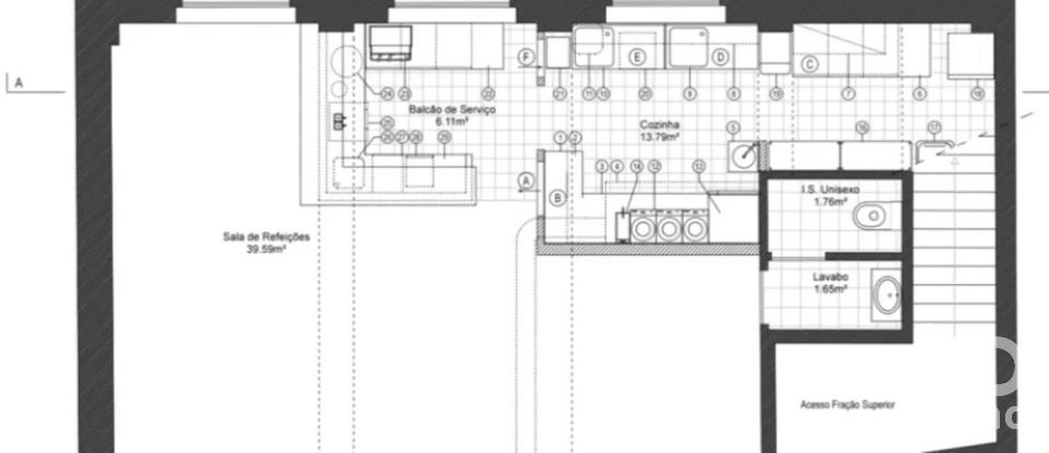 Loja / Estabelecimento Comercial em Arroios de 70 m²