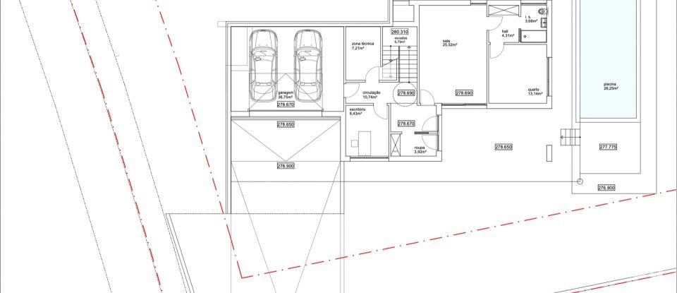 Terrain à Loulé (São Clemente) de 1 500 m²