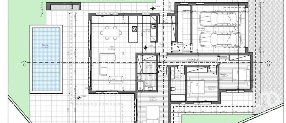 Casa T3 em Pataias e Martingança de 189 m²