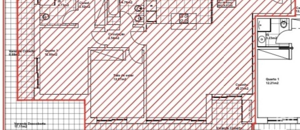 Apartamento T2 em Loulé (São Clemente) de 91 m²