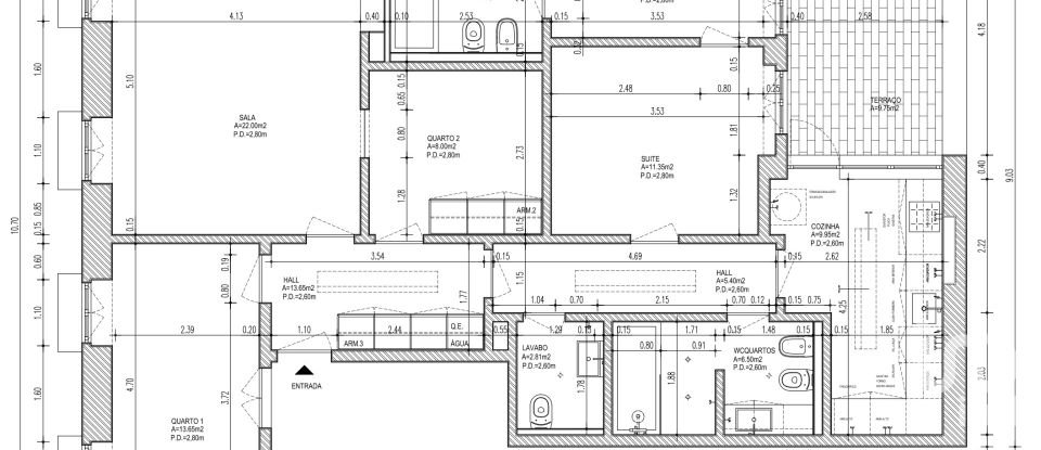 Appartement T3 à Estrela de 107 m²