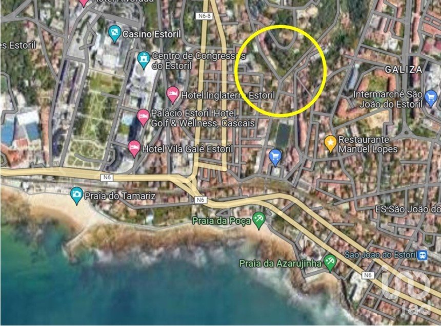 Land in Cascais e Estoril of 1,670 m²