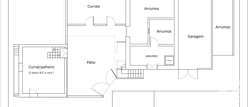 Casa de aldeia T2 em São Miguel, Santa Eufémia e Rabaçal de 218 m²