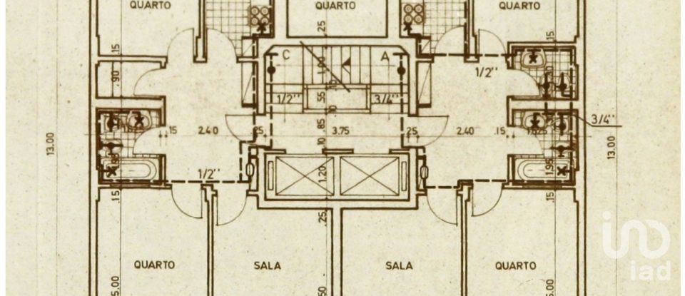 Appartement T3 à Benfica de 74 m²