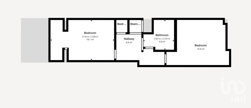 Casa de Cidade T2 em Cedofeita, Santo Ildefonso, Sé, Miragaia, São Nicolau e Vitória de 85 m²