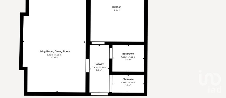 Casa de aldeia T3 em Pomares de 70 m²