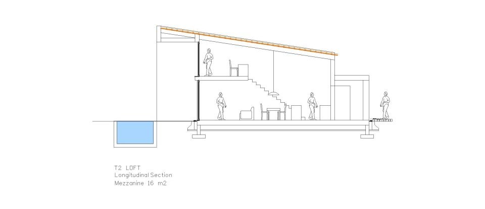 Maison T2 à Bensafrim e Barão de São João de 105 m²