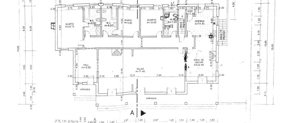 Maison traditionnelle T4 à Cadaval e Pêro Moniz de 640 m²