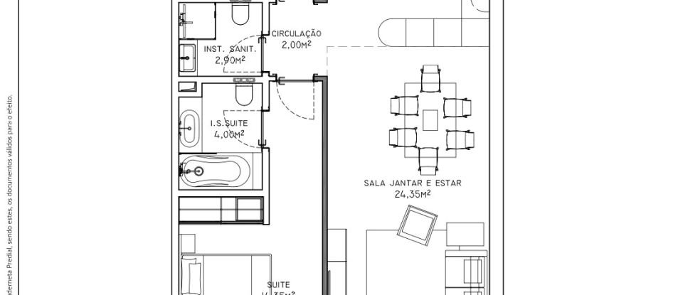 Apartamento T1 em São Martinho de 88 m²