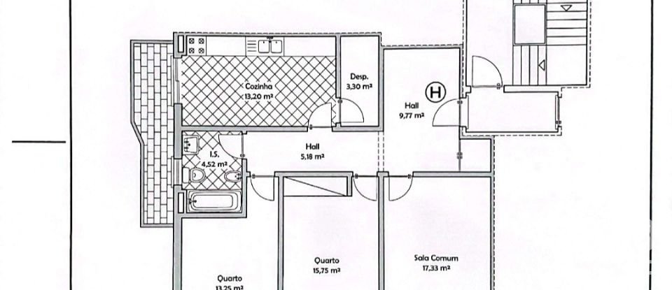 Appartement T2 à Olhão de 126 m²