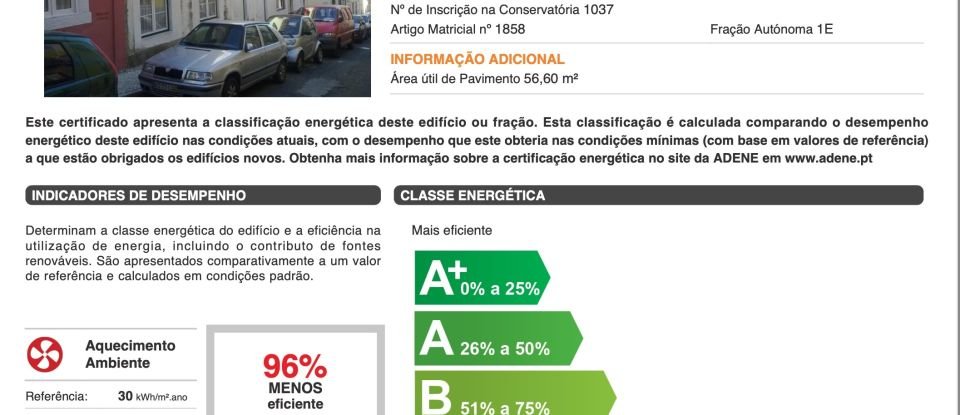 Apartamento T2 em Misericórdia de 74 m²