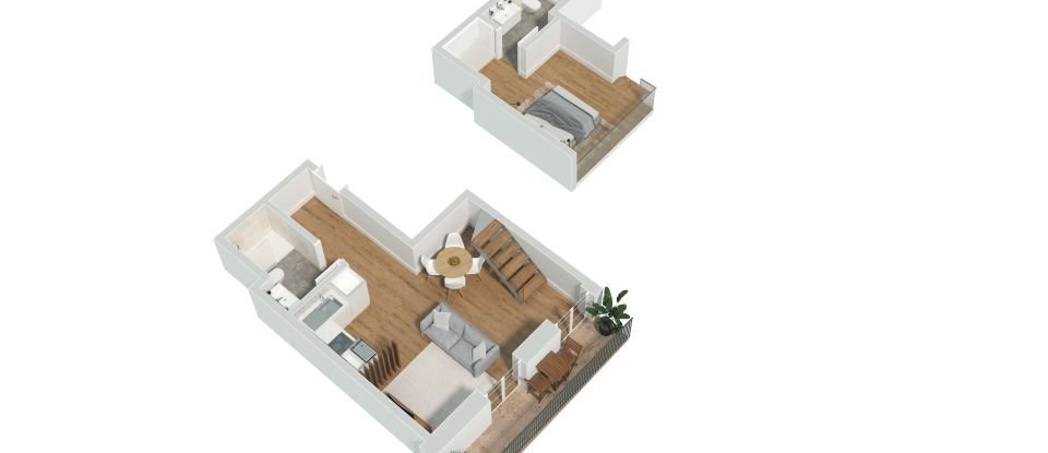 Appartement T1 à Santa Marinha E São Pedro Da Afurada de 59 m²