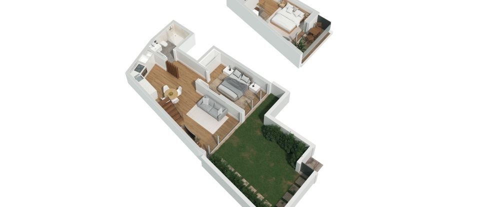 Town house T2 in Santa Marinha E São Pedro Da Afurada of 74 m²