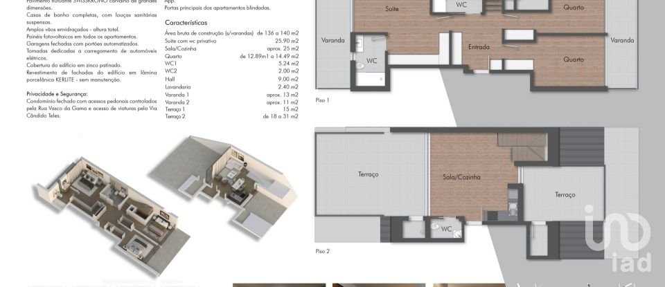 Duplex T3 à Ílhavo (São Salvador) de 139 m²