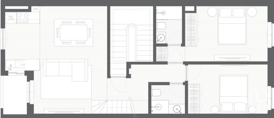 Apartment T2 in Lordelo Do Ouro E Massarelos of 80 m²