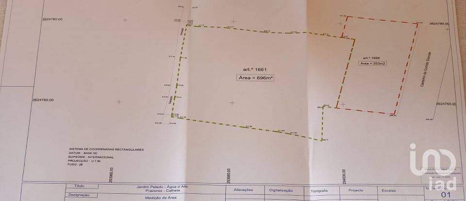 Terrain à Prazeres de 949 m²