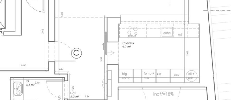 Apartamento T1 em Estrela de 147 m²