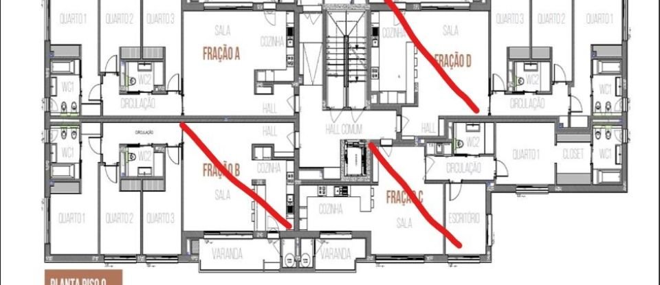 Appartement T3 à Silveira de 135 m²