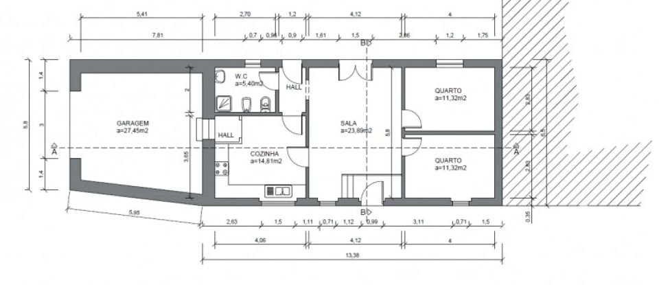 Casa de aldeia T0 em Azoia de Cima e Tremês de 200 m²