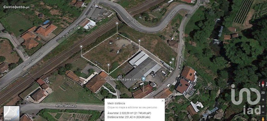 Terreno em Paredes de 2 020 m²