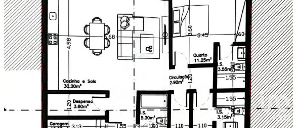 Maison traditionnelle T3 à Lamas e Cercal de 169 m²