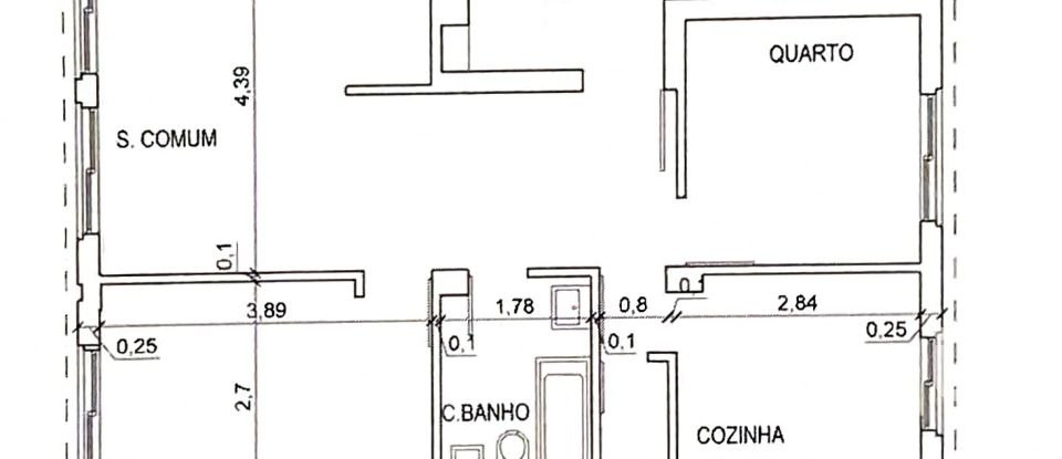 Apartamento T2 em Alvalade de 58 m²