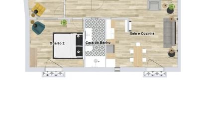 Apartamento T2 em São Gonçalo De Lagos de 66 m²