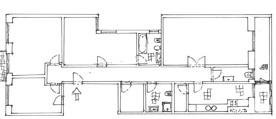 Appartement T3 à Arroios de 178 m²