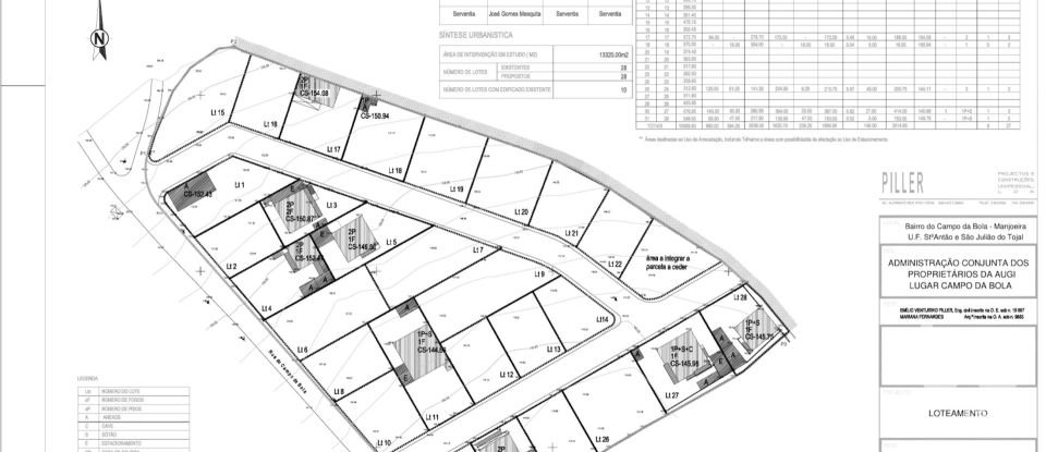 Terreno em Santo Antão e São Julião do Tojal de 318 m²