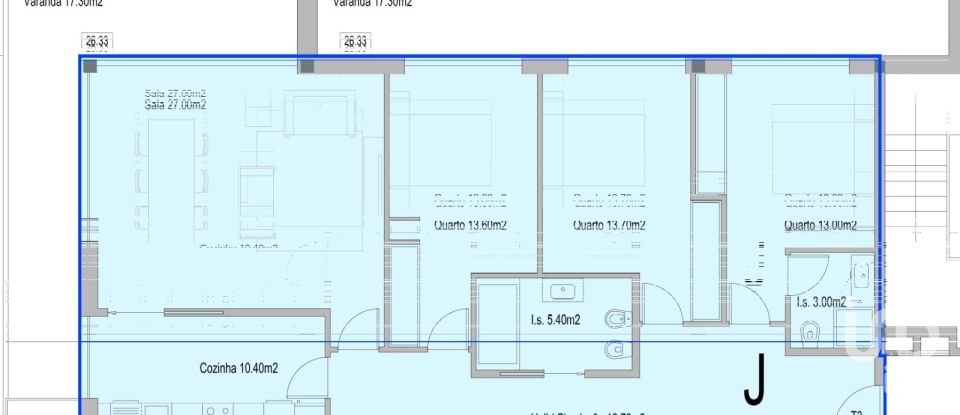 Appartement T3 à Viana do Castelo (Santa Maria Maior e Monserrate) e Meadela de 118 m²