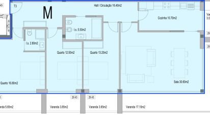 Apartamento T3 em Viana do Castelo (Santa Maria Maior e Monserrate) e Meadela de 125 m²