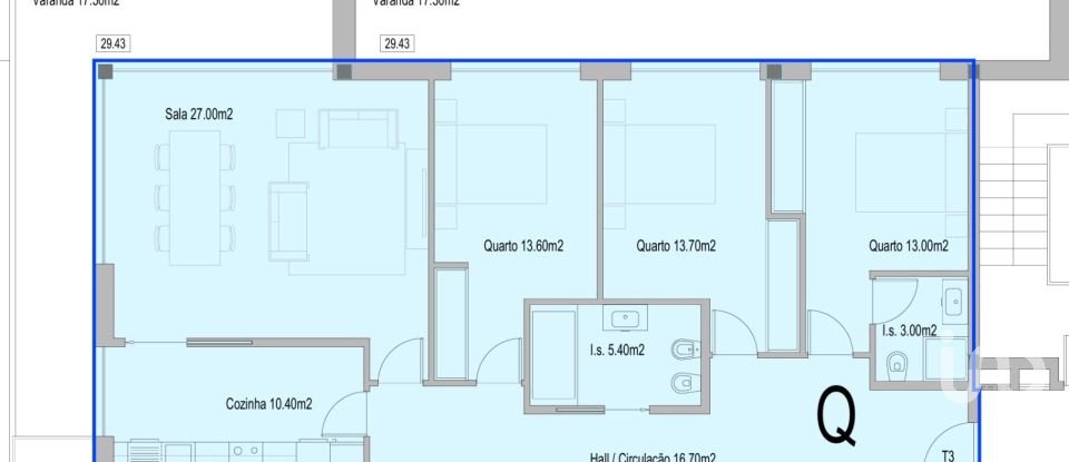 Appartement T3 à Viana do Castelo (Santa Maria Maior e Monserrate) e Meadela de 118 m²