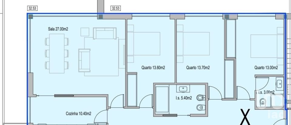 Appartement T3 à Viana do Castelo (Santa Maria Maior e Monserrate) e Meadela de 118 m²