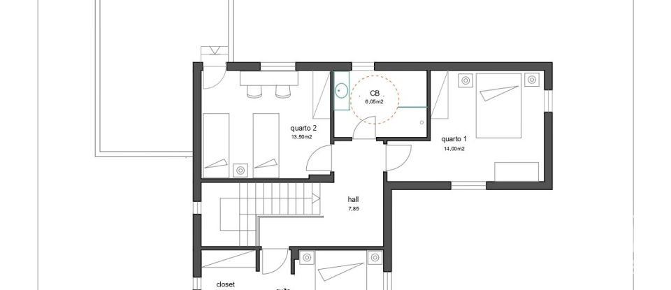 Land in Encarnação of 370 m²