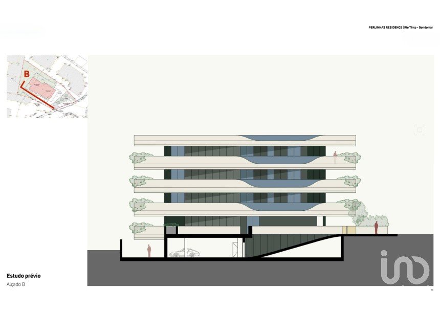 Terreno em Rio Tinto de 828 m²