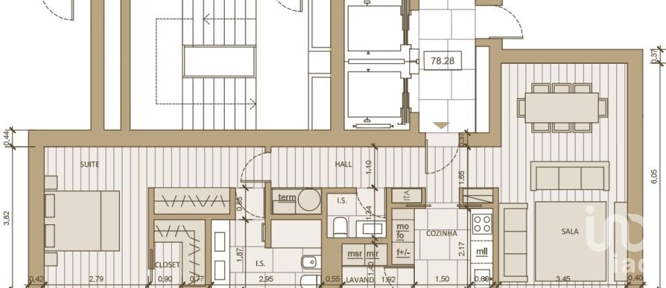 Apartamento T1 em Avenidas Novas de 85 m²