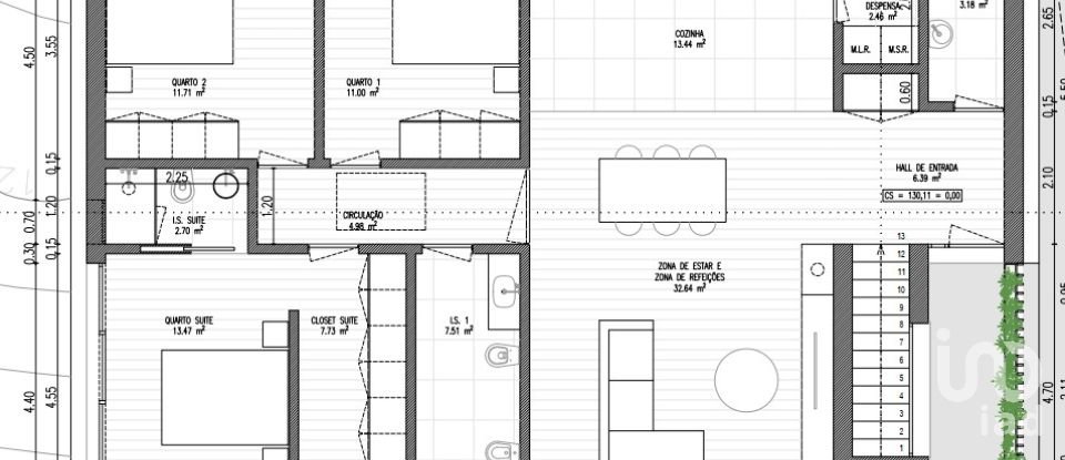 Terrain à Rio Maior de 2 130 m²