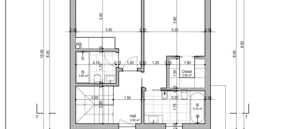 Gîte T3 à Quinta do Conde de 145 m²