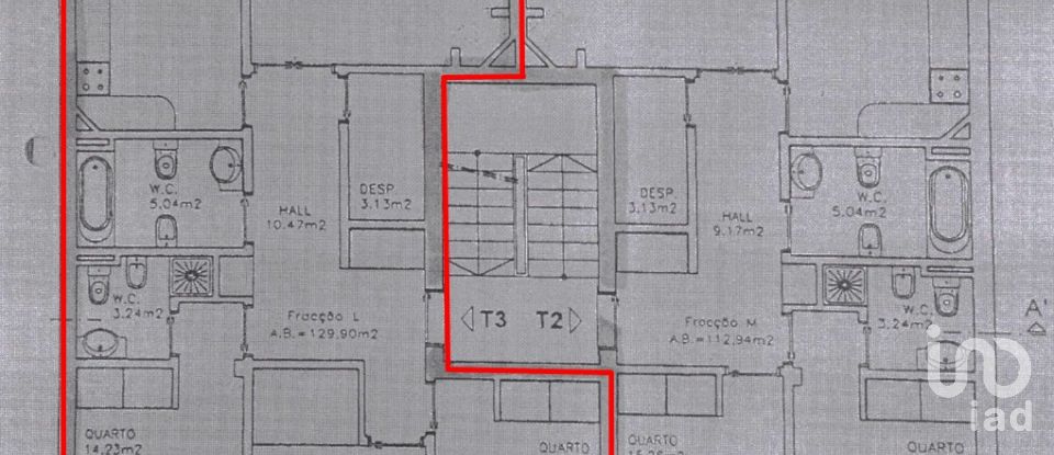 Apartamento T3 em Santarém (Marvila), Santa Iria Da Ribeira De Santarém, Santarém (São Salvador) E Santarém (São Nicolau) de 130 m²