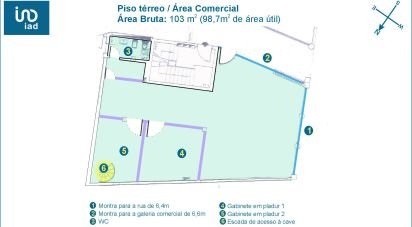 Shop / premises commercial in Glória E Vera Cruz of 168 m²